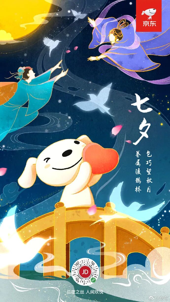 热点创意明星素材图,_七夕节创意海报_七夕品牌营销活动